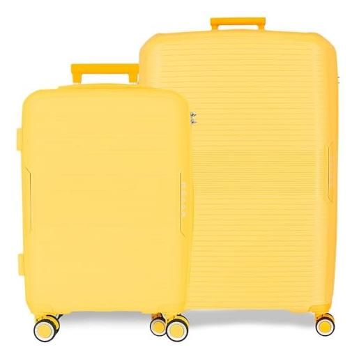 MOVOM inari set di valigie, taglia unica, giallo, taglia unica, set di valigie