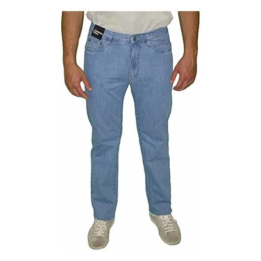 SEA BARRIER jeans uomo art new infinity cotone elasticizzato azzurro tg 46-62