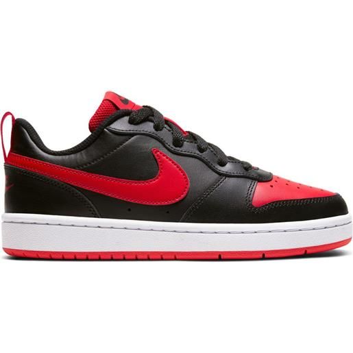 Nike court vision lo, black/red