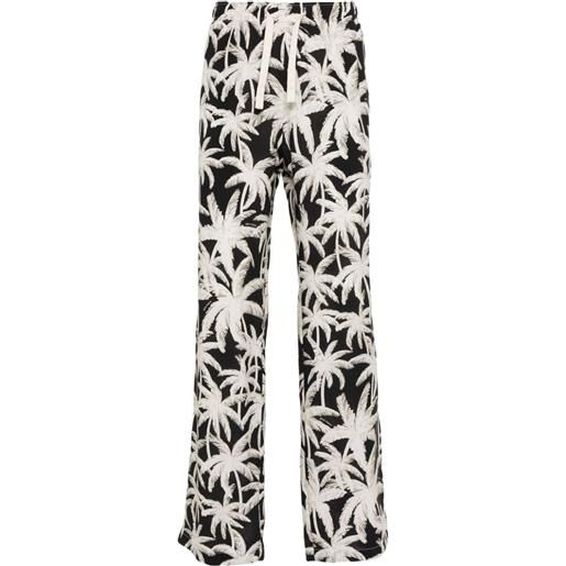 Palm Angels pantaloni con stampa - nero