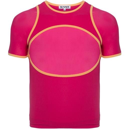 Sunnei set di 2 t-shirt - rosa