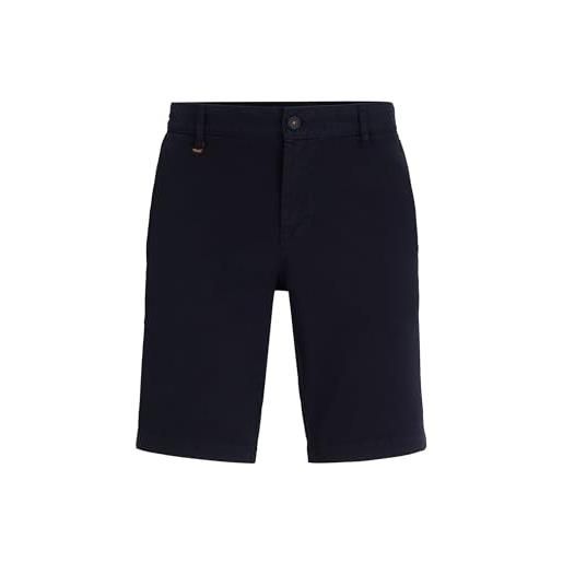 BOSS schino-slim-short st pantaloncini confezionati piatti, dark blue404, 33 uomini