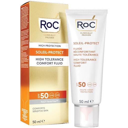 ROC OPCO LLC roc fluido solare viso confort elevata tollerabilità spf50 50ml