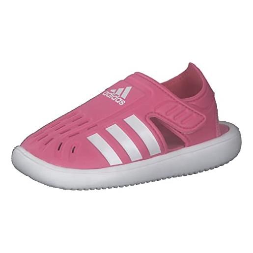 adidas sandali sportivi unisex per bambini, bliss pink cloud white pulse magenta, 34 eu