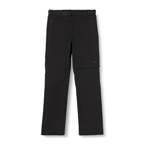 CMP, pantaloni lunghi da uomo con zip, antracite, c27