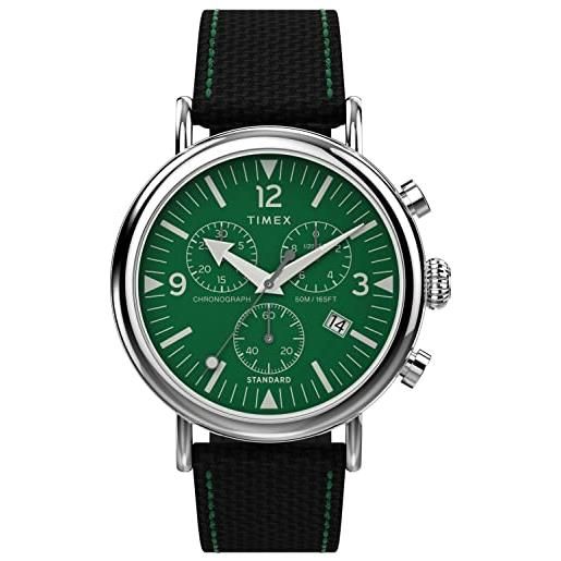 Timex orologio cronografo al quarzo uomo con cinturino in tessile tw2v43900