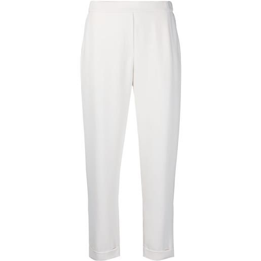 P.A.R.O.S.H. pantaloni crop pany - bianco