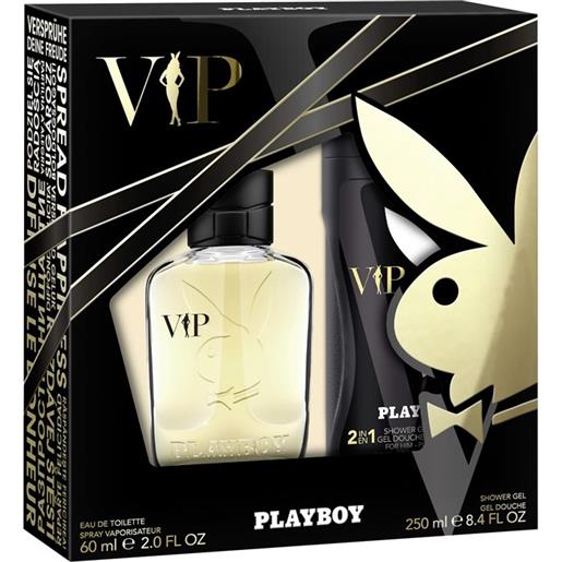 Playboy vip for him - edt 60 ml + gel doccia 250 ml