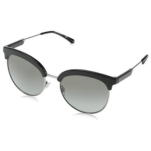 Emporio Armani 0ea4102 occhiali da sole, nero (black/gunmetal), 54 donna