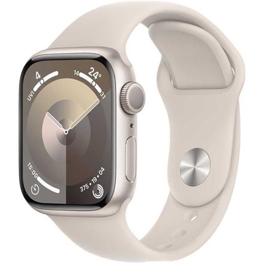 Apple series 9 gps+cellular sport 41 mm watch beige s-m