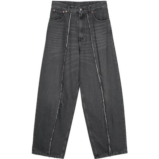 MM6 Maison Margiela jeans affusolati - grigio