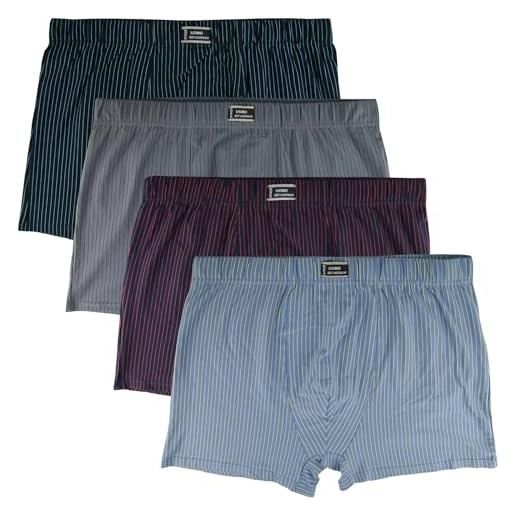 Pesail 8 pezzi Pesail 4xl 5xl 6xl 7xl boxer uomo, nero, blu, grigio, rosso, azzurro, bianco, blu scuro. , xxxxxxl