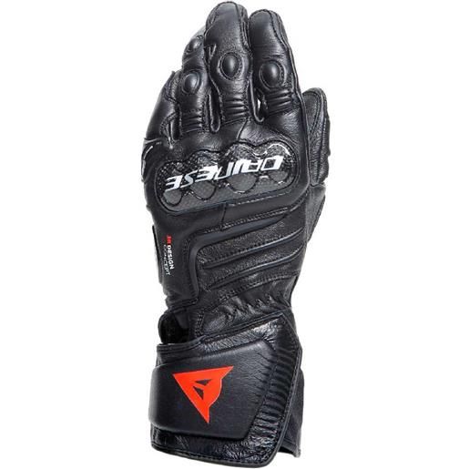 Dainese carbon 4 long leather gloves nero s