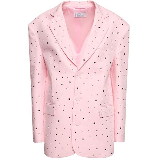 GIUSEPPE DI MORABITO embellished cotton blend jacket