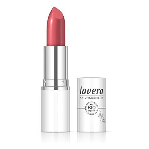 Lavera crema glow lipstick - watermelon 07 - colore intenso - finitura lucida - elevato comfort - tenuta fino a 6 ore - vegano - cosmetici naturali (1 x 18 g)