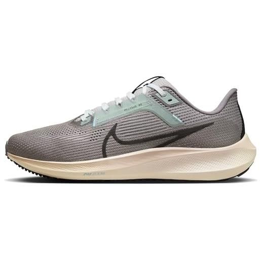 Nike air zoom pegasus 40 prm, sneaker uomo, lt iron ore/black-flat pewter-mica, 42 eu