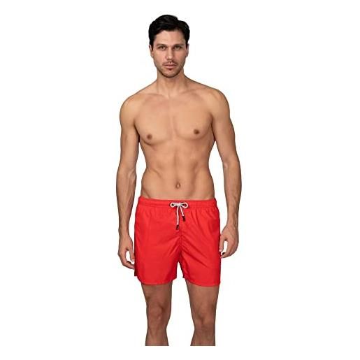 EFFEK uomo costume short 100% pa f22-2002 xxl rosso red rs