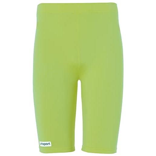 uhlsport shorts tight, pantaloncini stretti unisex-adulto, giallo (mais yellow), xl