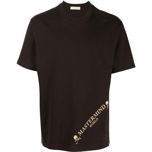 Mastermind World t-shirt con stampa - marrone