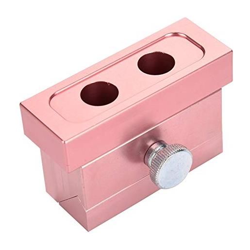 Solomi stampo for rossetto - strumento for rossetto fai da te in lega di alluminio rosa oro (3 tipi) (taglia: 2 holes)