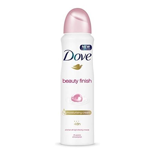 Dove deodorante beauty finish 3 confezioni da 150 ml totale 450 ml