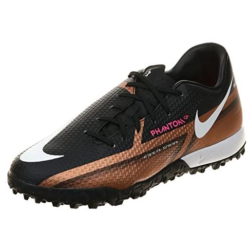 Nike phantom gt2 academy tf, sneaker uomo, metallic copper/metallic copper, 44.5 eu