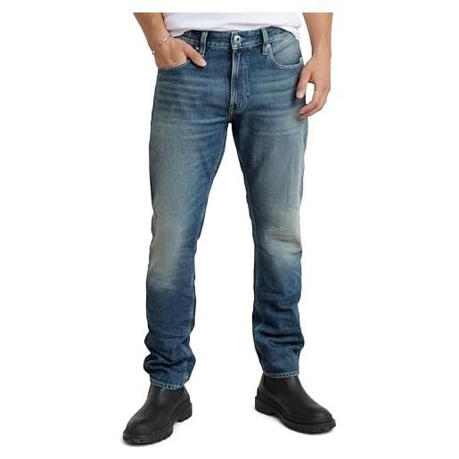 G-STAR RAW mosa straight jeans, jeans uomo, blu (antique faded lago blue d23692-d434-g354), 29w / 30l