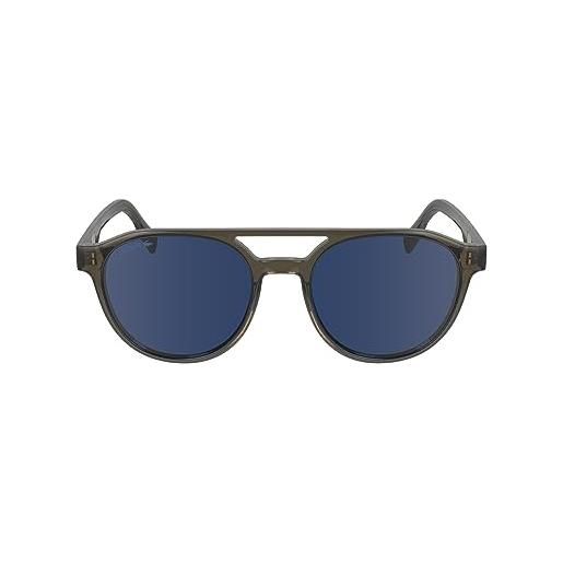 Lacoste l6008s occhiali, matte blue, taglia unica uomo