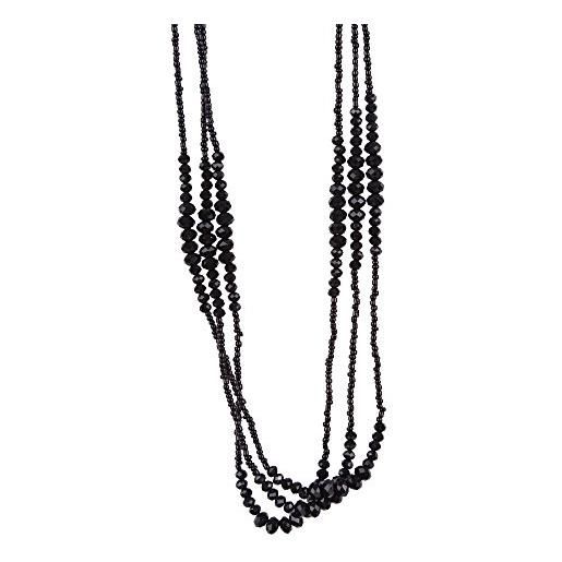 Urban-Jewelry collana da donna in stile vintage, collezione charleston anni '20, lunga e multistrato, con perline, gioiello alla moda, acrilico cristallo gemma, senza pietra