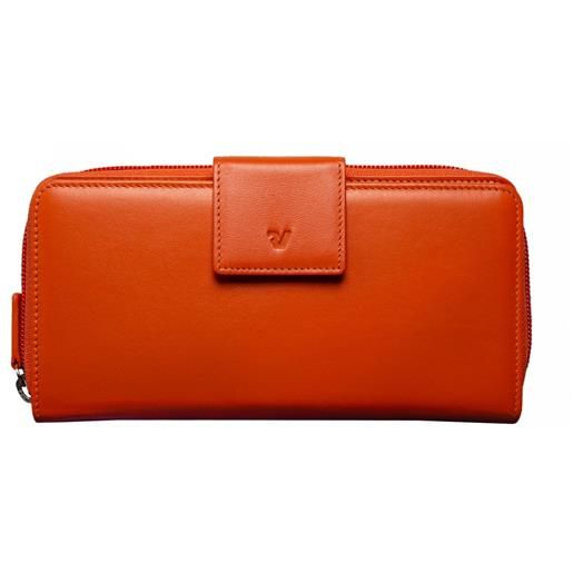 Roncato pascal portafoglio donna 19x10x3.5 cm - arancio