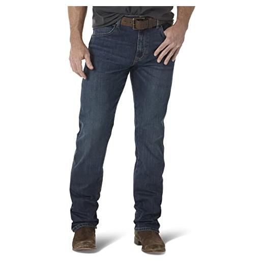 Wrangler retro slim fit dritto gamba jean jeans, portland, 33w x 36l uomo