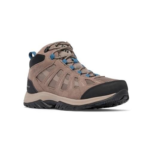 Columbia redmond iii mid impermeabile, stivali trekking a vita media uomo, ferro phoenix blu, 40 eu