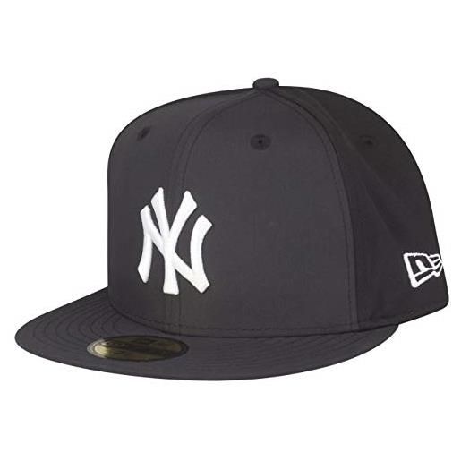 New Era berretto aderente sport pique 59fifty york yankees nero-optic bianco (7 3/4, nero)