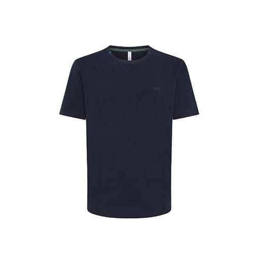 SUN68 t-shirt uomo t43103 round tshirt niki s/s sun 68 (xxl, blu navy)