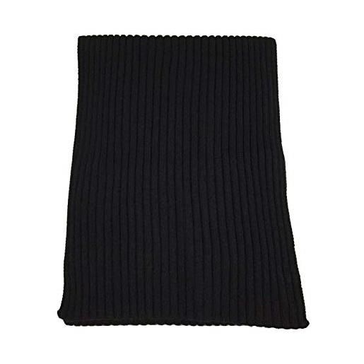 ferrante sciarpa uomo coste art u37000 100% lana made in italy (nero)