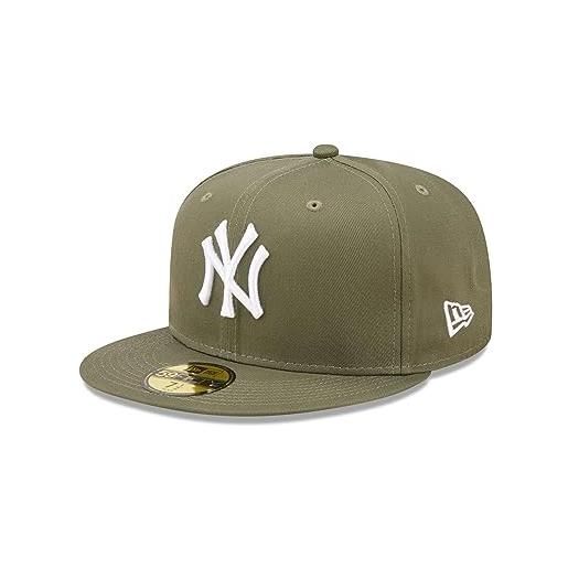 New Era york yankees mlb baseball kappe gerader schirm fitted teamlogo ny basecap cap grün