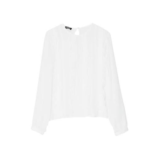 Liu Jo Jeans blusa liu jo da donna - bianco modello ca3055t2504 misto seta 42