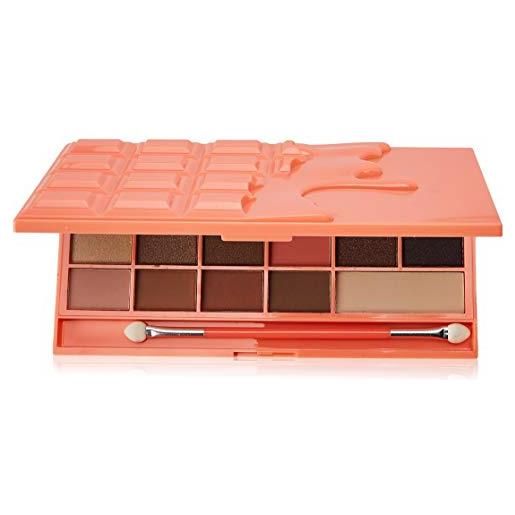 Makeup Revolution, palette di ombretti i heart makeup, chocolate and peaches