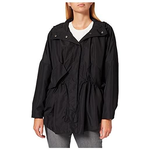 Urban Classics giacca ripiegabile riciclata da donna, nero, 4xl plus