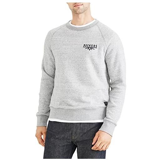Dockers original crewneck sweatshirt, maglia di tuta, uomo, pembroke + graphic, m