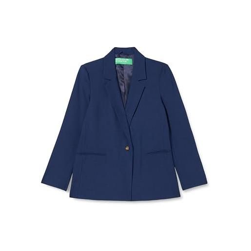 United Colors of Benetton giacca 2962dw00h, blu 852, 44 donna