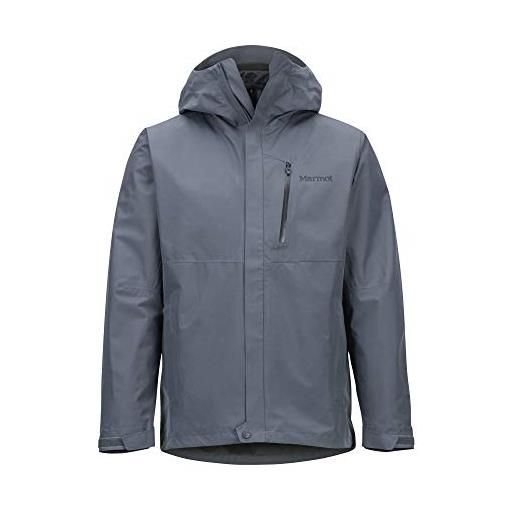 Marmot minimalist component jacket lightweight 3 in 1 rain jacket uomo, steel onyx, xxl