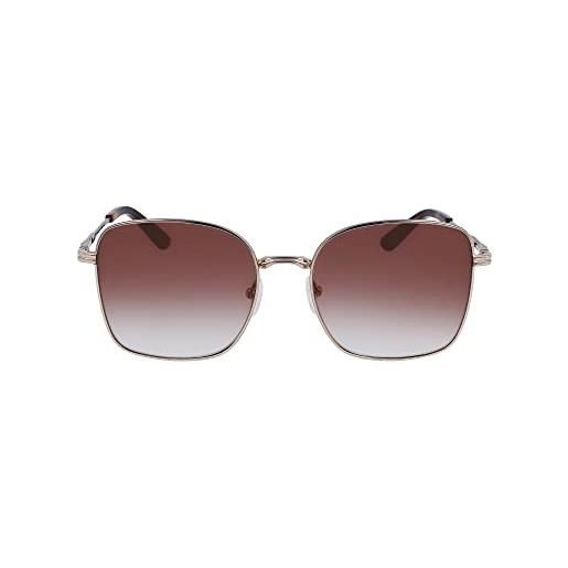 Calvin Klein ck23100s sunglasses, 717 gold, 56 donna