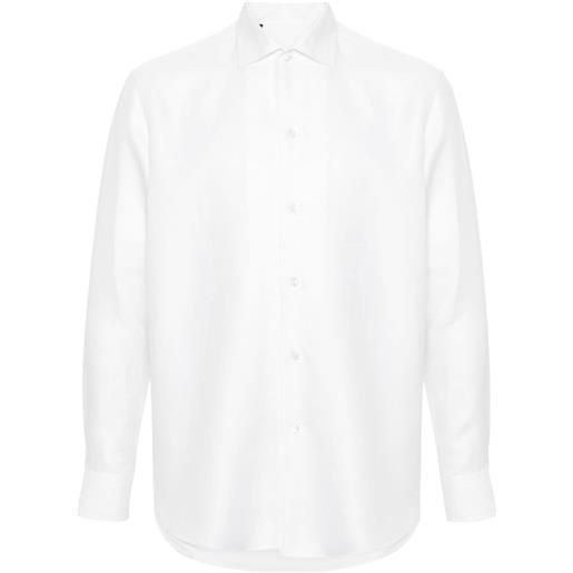 Brioni camicia con colletto classico - bianco