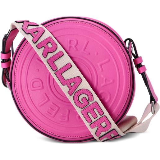 Karl Lagerfeld borsa a tracolla k/circle round - rosa