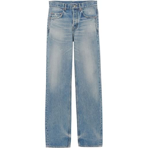 Saint Laurent jeans a gamba ampia - blu