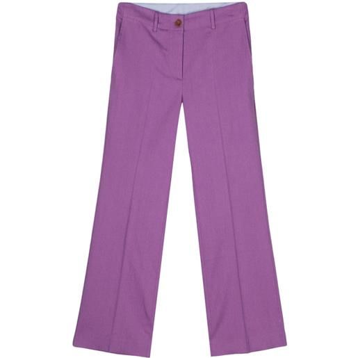 Alysi pantaloni sartoriali con pieghe - viola