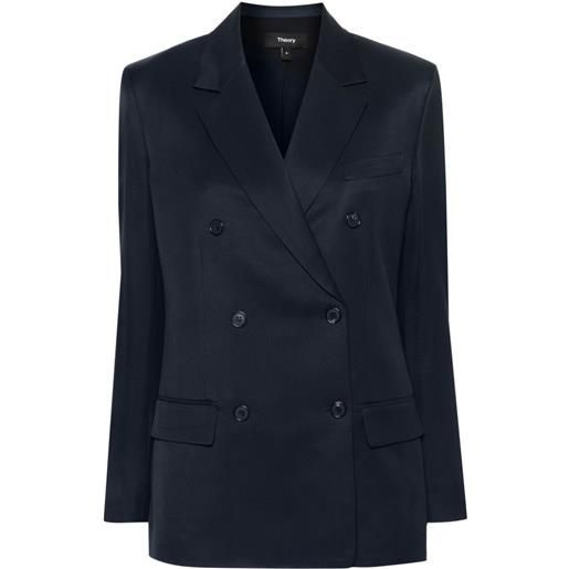 Theory blazer doppiopetto - blu