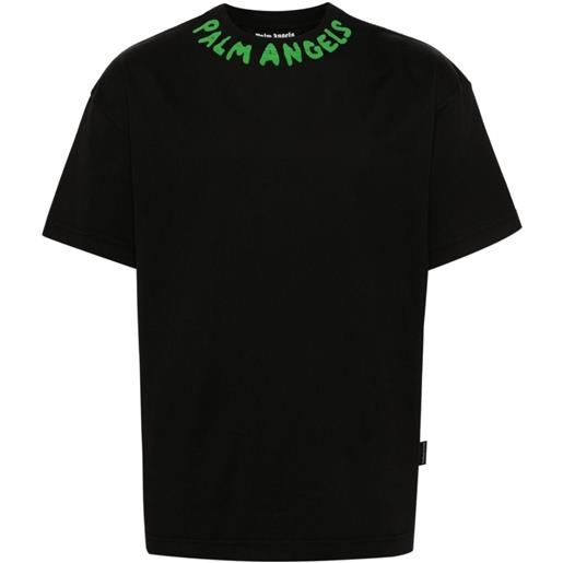 Palm Angels t-shirt seasonal con stampa - nero