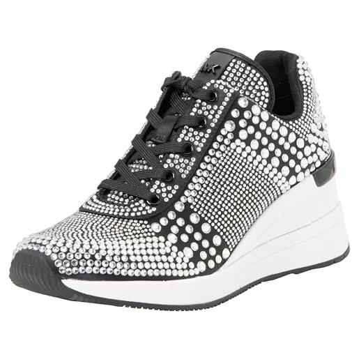 Michael Kors georgie crystal trainer, sneaker donna, 40 eu